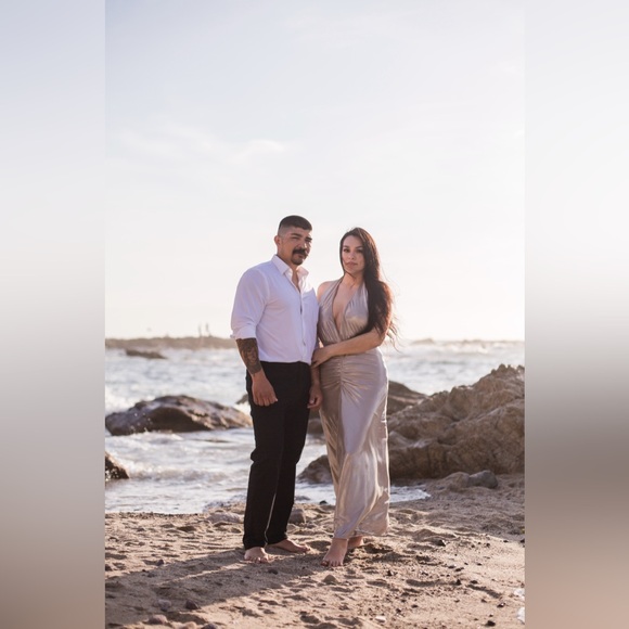 ZARA MIDI DRESS WITH METALLIC THREAD - Picture 11 of 11